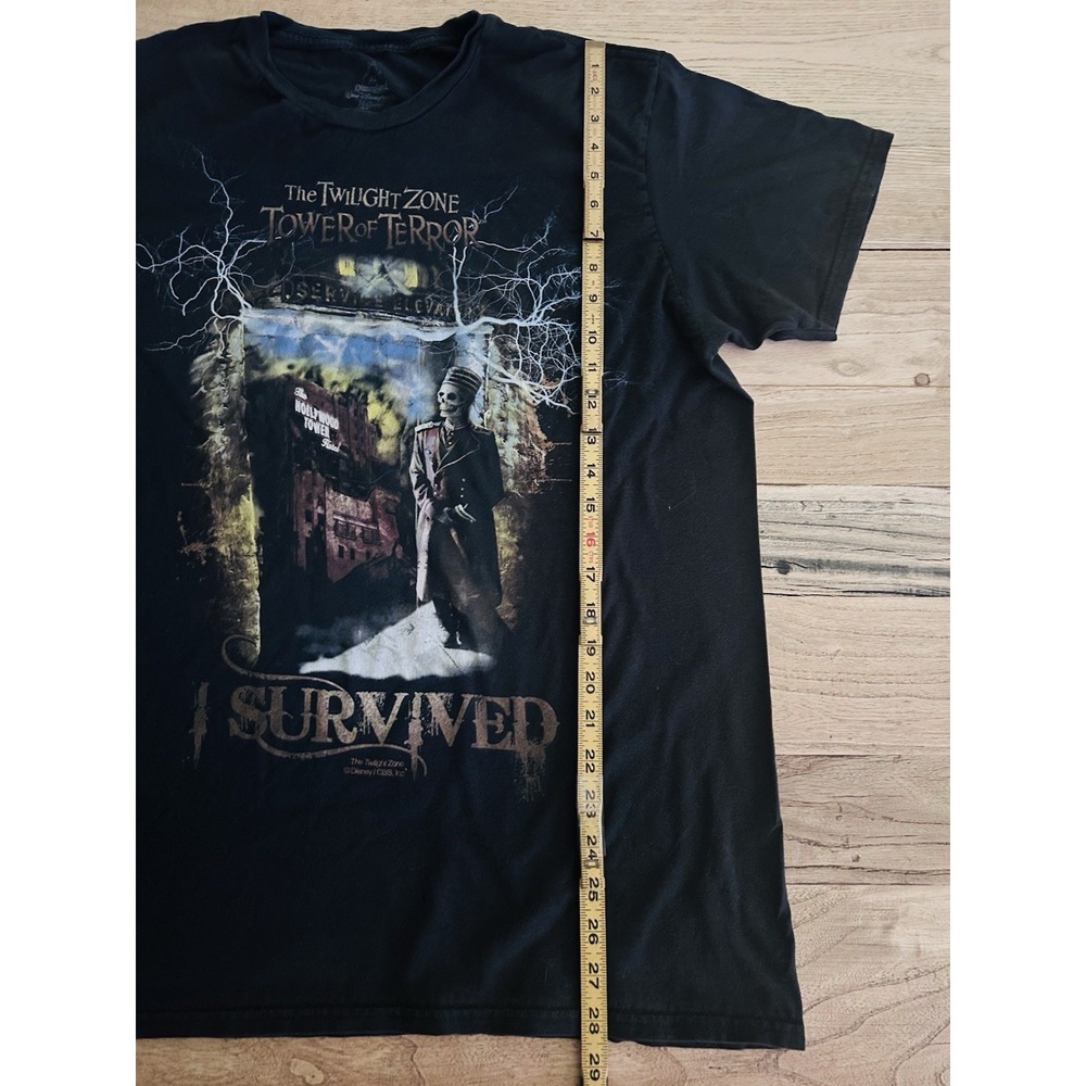 Disney I Survived The Twilight Zone Tower of Terror T-shirt Size XL Unisex Black - Picture 5 of 7